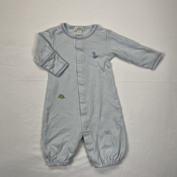 Kissy Kissy Boys‎ Newborn Blue Dinosaur One Piece PIMA COTTON - Picture 1 of 8